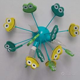 lampadario per cameretta a rana