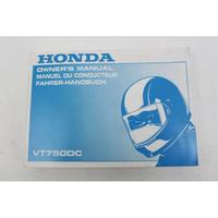 MANUALE USO E MANUTENZIONE HONDA VT 750 C SHADOW 1