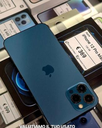 IPHONE 12 PRO MAX 128 GB Batteria 100%