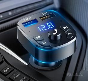 Kit bluetooth vivavoce per auto 2 usb mp3