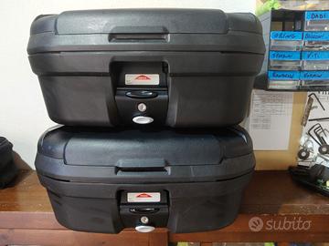 coppia borse rigide kappa 33L + telaietti completi