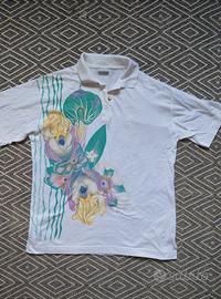 Polo Vintage Sergio Tacchini Stampa Floreale 80/90