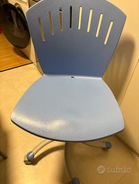 Sedia con rotelle per cameretta