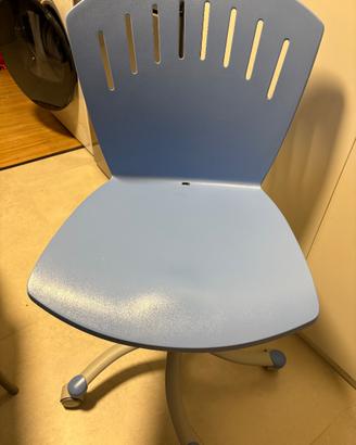 Sedia con rotelle per cameretta