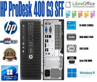 PC i5 6500 16GB DDR4 SSD 512GB HDMI Win 11 Pro