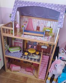 Casa legno Barbie bambole  kidkraft 