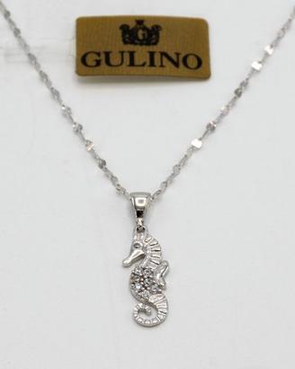 Collana donna in oro bianco 18 kt E.2110
