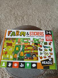 puzzle farm & stickers
