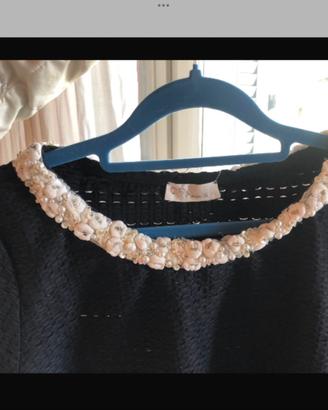 Maglia nera maniche corte