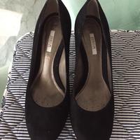 Scarpe Décolleté Geox nere in camoscio N°35