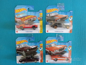 HOT WHEELS - Charger, Mustang, Gran Torino