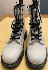Scarpe anfibi Dr.Martens bianche mis 36 scarpe don