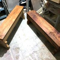Due panche legno antic - la coppia