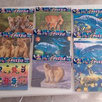 9x Il mio primo Puzzle 48 pezzi Magic Sun animali 