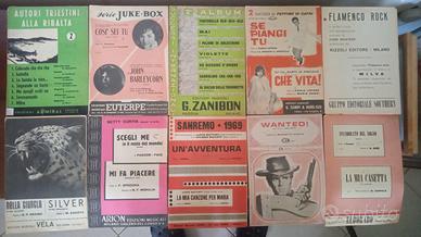 SPARTITI - MUSICA LEGGERA E ITALIANA 3° GRUPPO