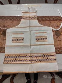 N°3 davantini da cucina in cotone