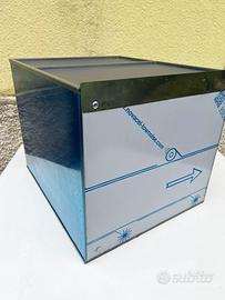 Pattumiera da cucina estraibile INOX  3 cesti