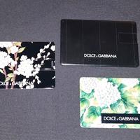 Chiavette USB Dolce & Gabbana in formato carta di