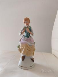 Statuetta vintage in porcellana Capodimonte - Marc