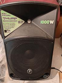 Mackie Thump 12 casse amplificate 1000w e stativi