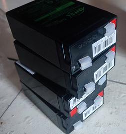 4 batterie NUOVE 6volt 4ah
