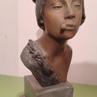 mezzobusto in bronzo