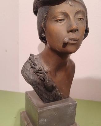 mezzobusto in bronzo