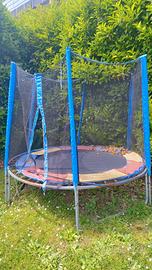 trampolino elastico da giardino 