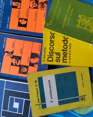 Gruppo libri di filosofia vintage anni 70 