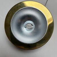 Faretto da incasso anello esterno dorato cupola in