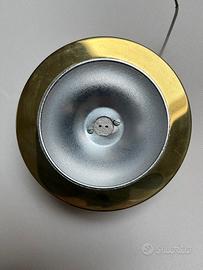 Faretto da incasso anello esterno dorato cupola in