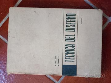 libro tecnica del disegno rollino e navale 1970s