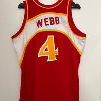 SPUD WEBB ATLANTA HAWKS MITCHELL & NESS (L)