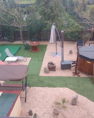 Tenda attrezzata + Jacuzzi 