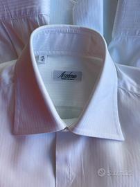 Camicia bianca Accademia polso gemelli