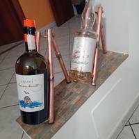 Portabottiglia in rame artigianale