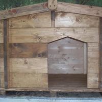 cuccia cane in legno massello 33mm abete nordico