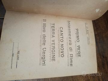 G. D’Annunzio - Opere Giovanili Milano 1908