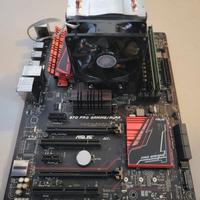 Motherboard ASUS Pro Gaming + CPU AMD 4Ghz + RAM