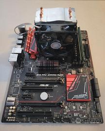 Motherboard ASUS Pro Gaming + CPU AMD 4Ghz + RAM