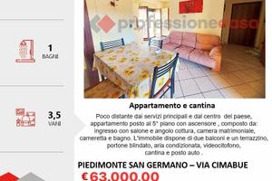 Appartamento con 2camere,posto auto+cantina