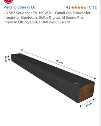 Soundbar LG 100W