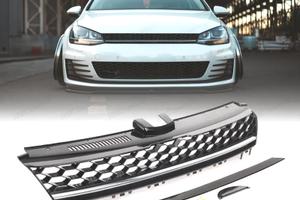 GRIGLIA VOLKSWAGEN VW GOLF 7 12-17 LOOK R NERO CRO