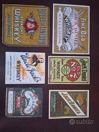jack daniel's vecchie etichette