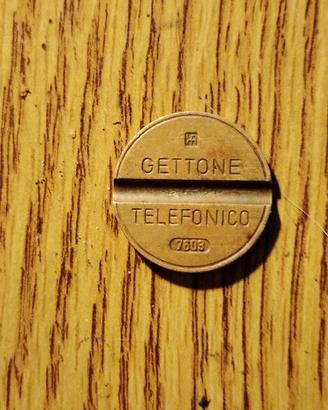 Gettone telefonico raro codice: 7603