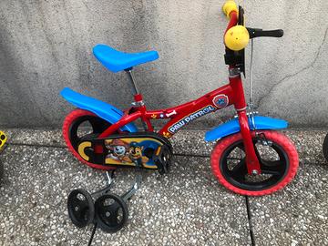 Bicicletta Paw Patrol 12” bambini 3/5 anni