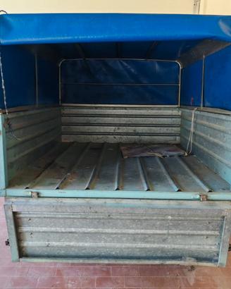 Carrello appendice con telo di copertura