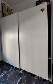 Armadio guardaroba bianco ante scorrevoli Ikea