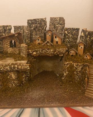 Presepe con luci