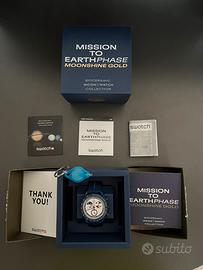 Omega x Swatch Earthphase Moonshine Gold